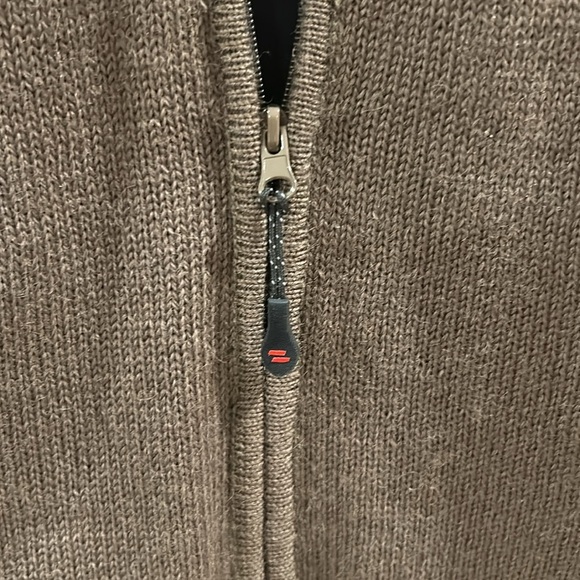 Icewear 100% Wool Zip Up Ski Sweater Olive Green Women size M - Picture 6 of 16